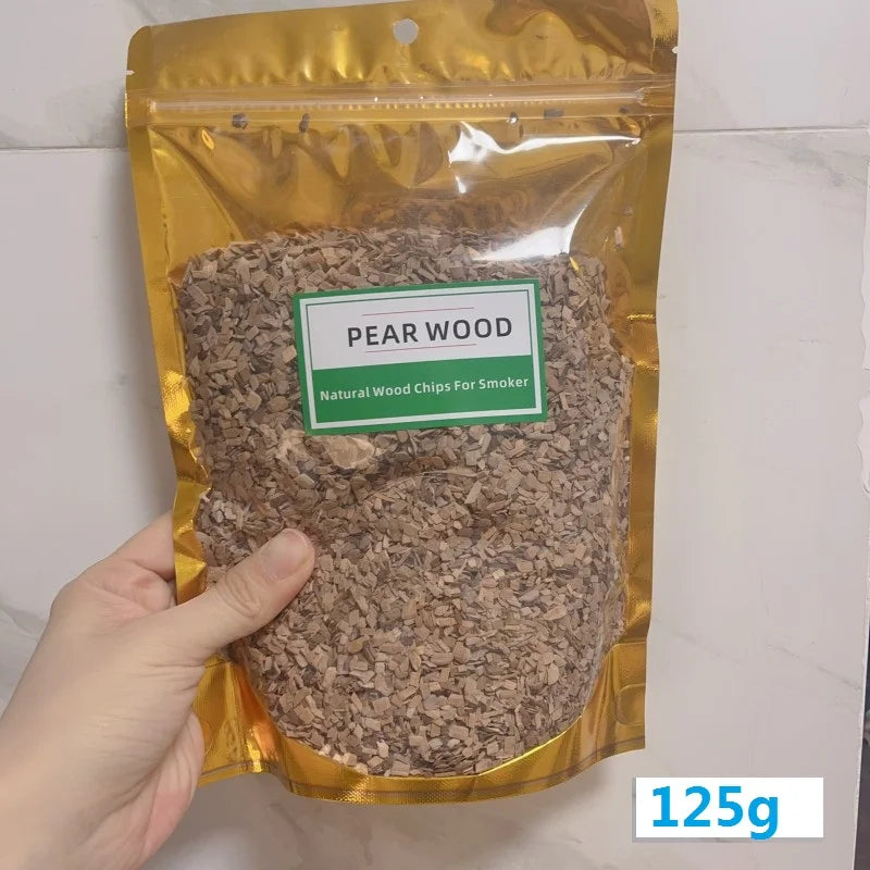 BBQ Smoking Wood Chips (125g–500g) – Apple & Oak Flavors for Grill and Smoker