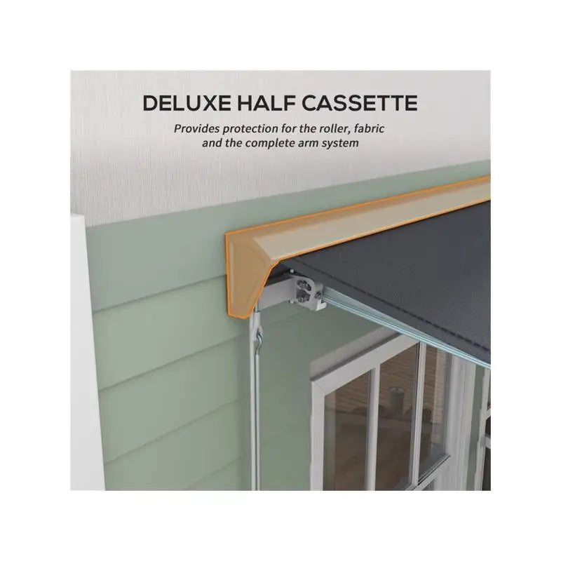 Retractable Electric Patio Awning with UV Protection & Weather-Resistant Design