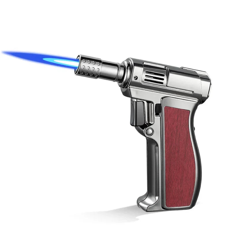 Windproof Butane Turbo Torch Lighter – for BBQ, Kitchen, Camping & Outdoor Use (Fuel Not Included)