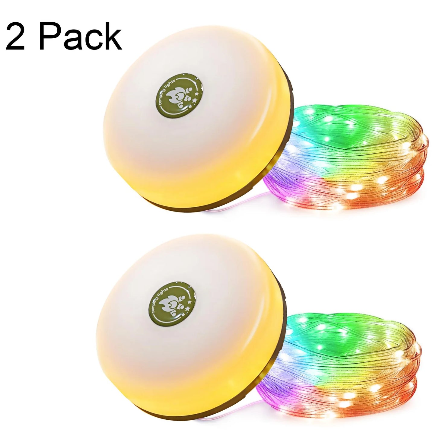 10m Retractable LED String Lights – RGB & Warm White, Rechargeable Portable Lantern for Indoor & Outdoor Use