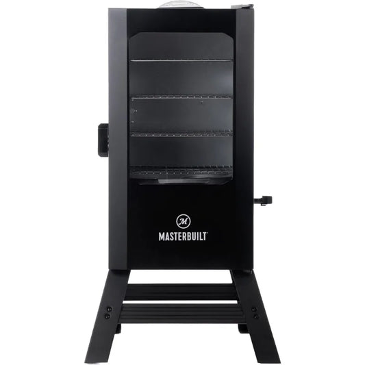 30-inch Digital, Electric, Vertical and BBQ Smoker with Leg Kit, Side Wood Chip Loader and 710 Cooking Square Inches- High quality.