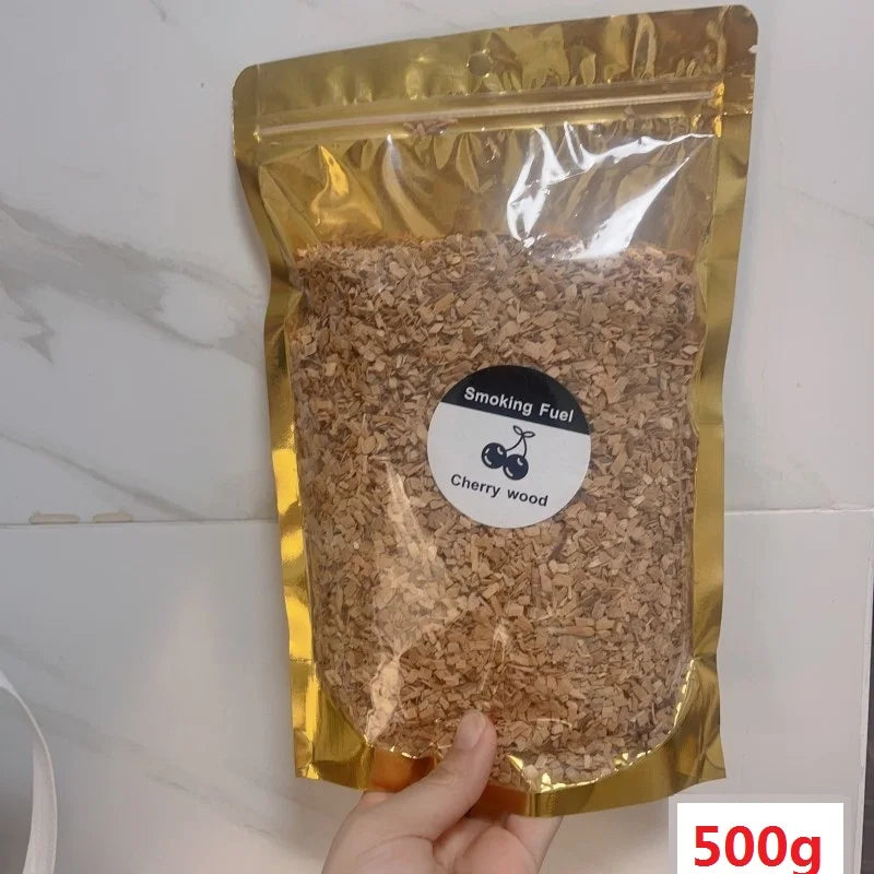 BBQ Smoking Wood Chips (125g–500g) – Apple & Oak Flavors for Grill and Smoker