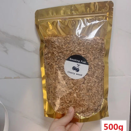 BBQ Smoking Wood Chips (125g–500g) – Apple & Oak Flavors for Grill and Smoker