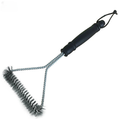BBQ Grill Cleaning Brush – 3-in-1 Stainless Steel Bristle Brush for Easy Grill Cleaning