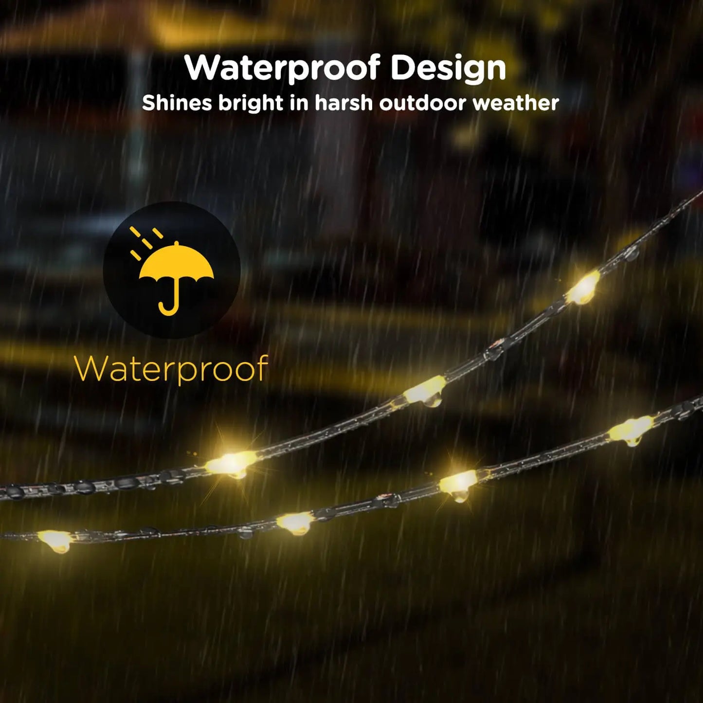 10m Retractable LED String Lights – RGB & Warm White, Rechargeable Portable Lantern for Indoor & Outdoor Use
