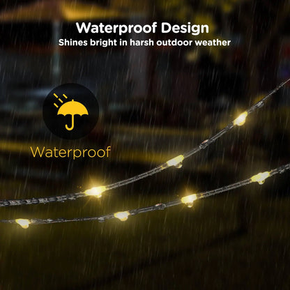 10m Retractable LED String Lights – RGB & Warm White, Rechargeable Portable Lantern for Indoor & Outdoor Use