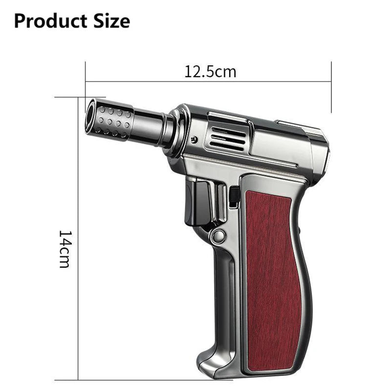 Windproof Butane Turbo Torch Lighter – for BBQ, Kitchen, Camping & Outdoor Use (Fuel Not Included)