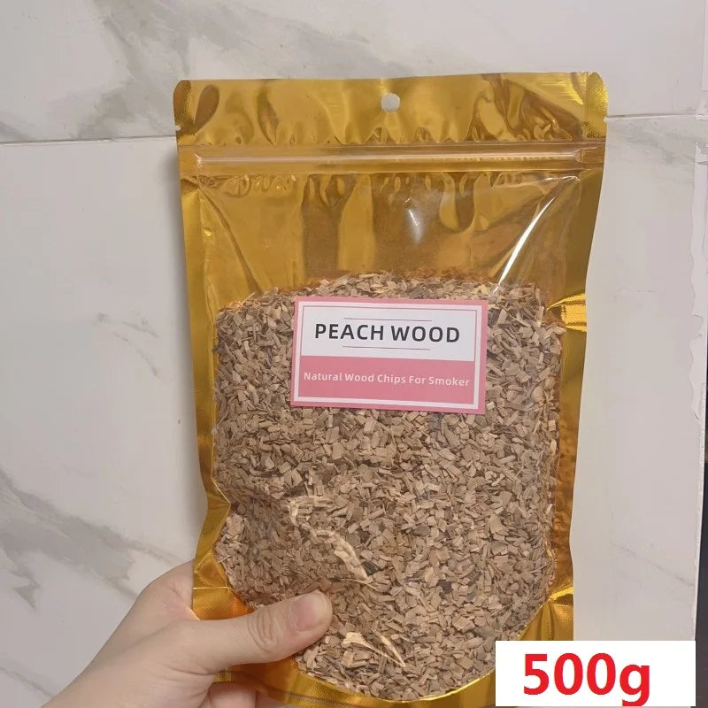BBQ Smoking Wood Chips (125g–500g) – Apple & Oak Flavors for Grill and Smoker