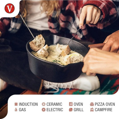 3QT Cast Iron Saucepan & Melting Pot