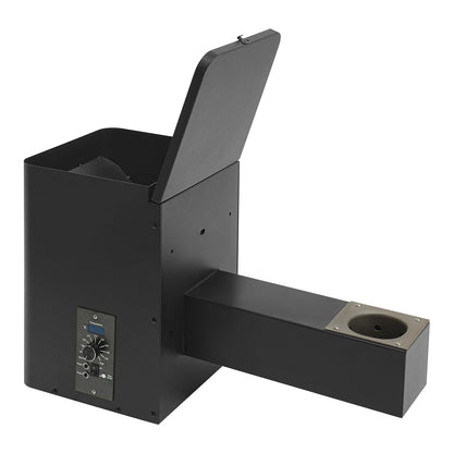 Pellet Smoker Hopper Assembly Kit – 180–450°F Precision Temperature Control with Dual-Function Wind System.