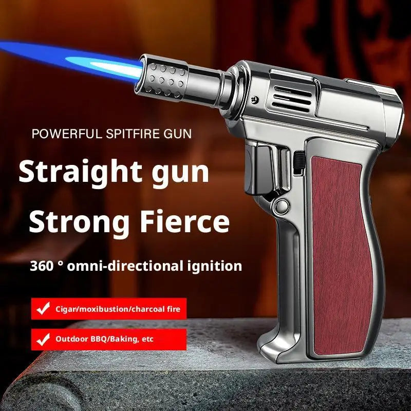 Windproof Butane Turbo Torch Lighter – for BBQ, Kitchen, Camping & Outdoor Use (Fuel Not Included)