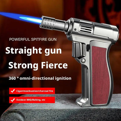 Windproof Butane Turbo Torch Lighter – for BBQ, Kitchen, Camping & Outdoor Use (Fuel Not Included)