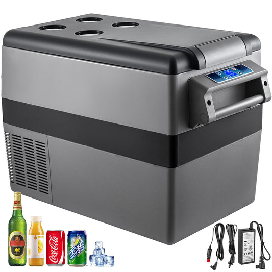 Portable Car Refrigerator Freezer – 20L/22L/35L/45L/55L Compressor Cooler, DC/110–240V for Camping