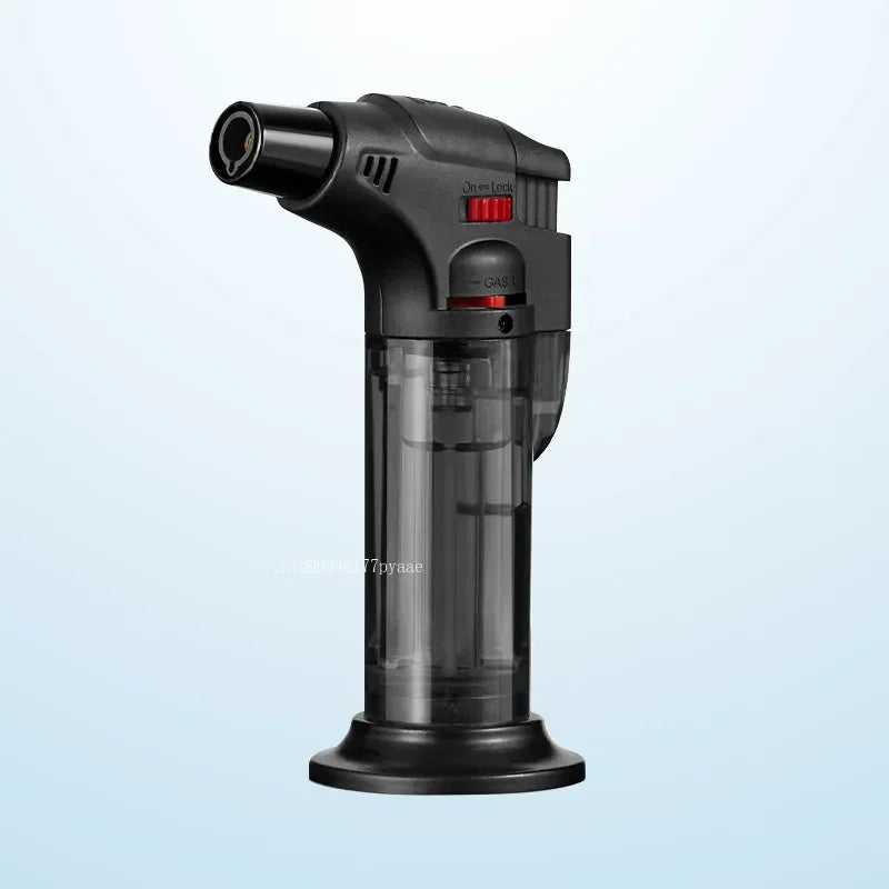 Jet Butane Cigar Lighter – Windproof Metal Torch for BBQ, Kitchen & Outdoor Use