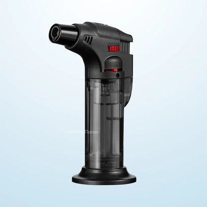 Jet Butane Cigar Lighter – Windproof Metal Torch for BBQ, Kitchen & Outdoor Use