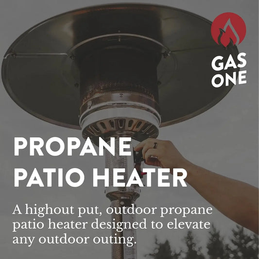 Outdoor Heaters for Patio 50,000 BTU Propane Heater, Portable with Wheels