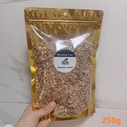 BBQ Smoking Wood Chips (125g–500g) – Apple & Oak Flavors for Grill and Smoker
