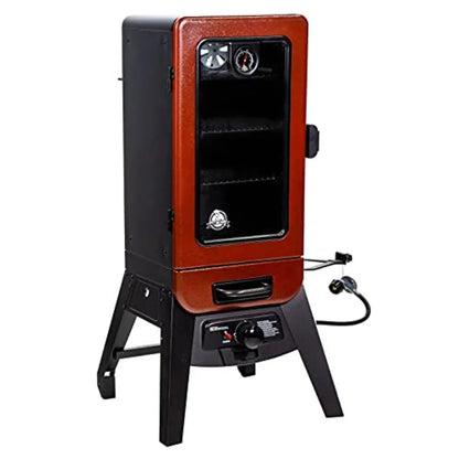 3 Series Gas Vertical Smoker in Red Hammertone