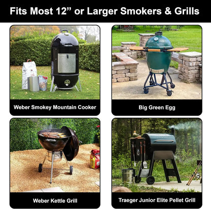 BBQ Rib Rack for Grill – Non-Stick Steel Roasting Stand Holds 4 Ribs