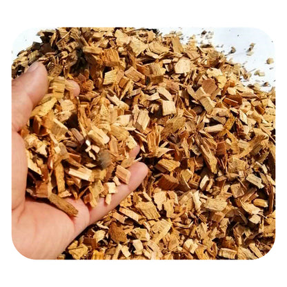 500g BBQ Smoking Wood Chips Food Smoker, Smoked Cocktails Barbecue Fruit Tree Sawdust Smoked Wood Block 0.5-3cm