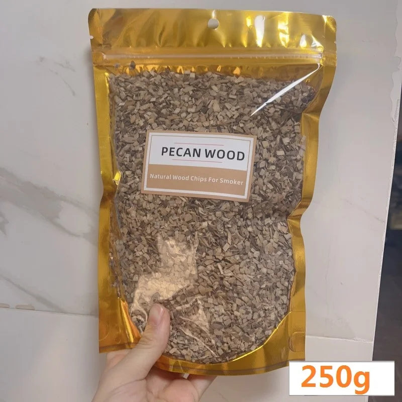 BBQ Smoking Wood Chips (125g–500g) – Apple & Oak Flavors for Grill and Smoker