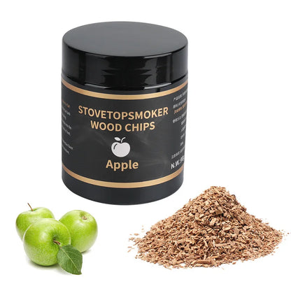 Kitchen Smoked Wood Shavings, Apples, Walnuts, Cherries, Oak Flavors, Molecular Cooking Wood Chips