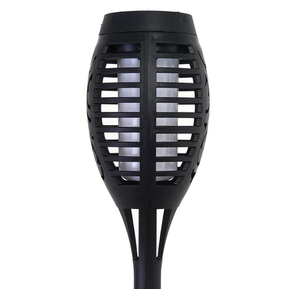 Green Solar Flame Light Outdoor with Flickering Flame, Waterproof, Lawn Ground Inserted Landscape for Garden, Decorations, Yard and Patio