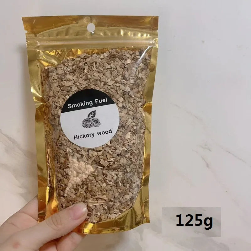 BBQ Smoking Wood Chips (125g–500g) – Apple & Oak Flavors for Grill and Smoker