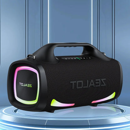 Zealot S79 100W Wireless Speaker, Portable Outdoor Subwoofer, HiFi Sound, Dual Pairing, Fast Charging, 24000mAh Battery