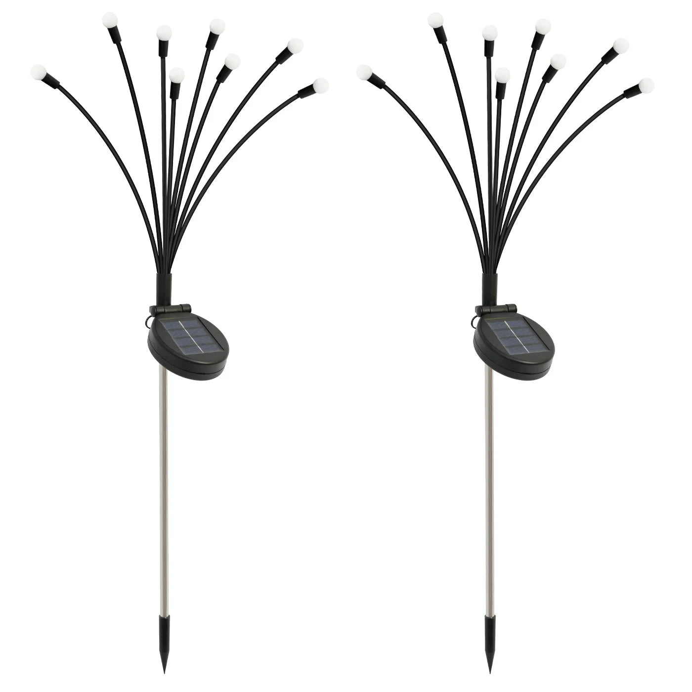 8-Head Solar Firefly Lights LED- Solar Outdoor Decorative Garden Lights Waterproof High Flexibility