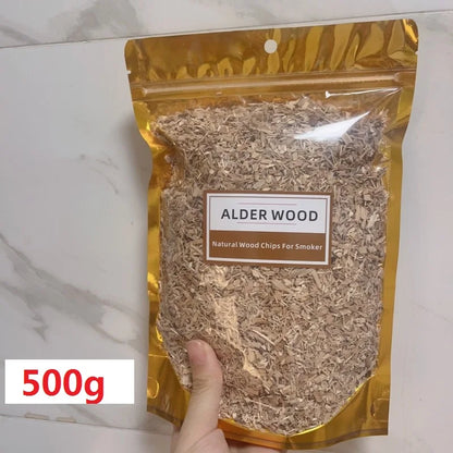 BBQ Smoking Wood Chips (125g–500g) – Apple & Oak Flavors for Grill and Smoker