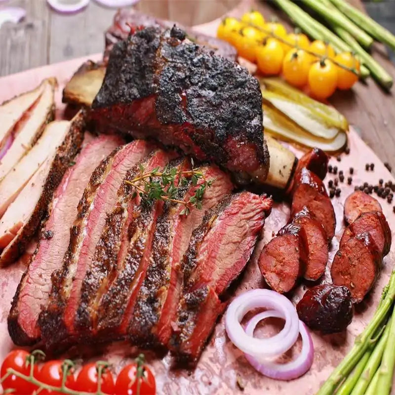 500g BBQ Smoking Wood Chips Food Smoker, Smoked Cocktails Barbecue Fruit Tree Sawdust Smoked Wood Block 0.5-3cm