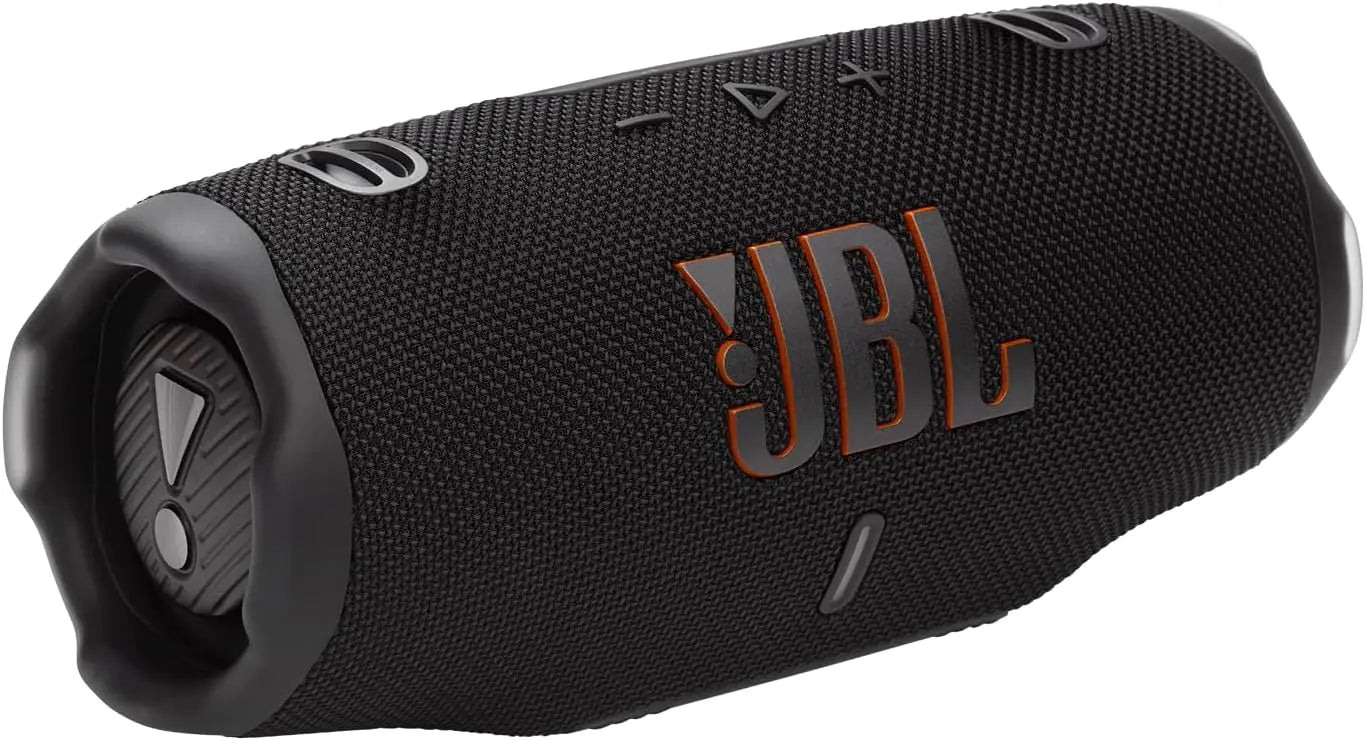 JBL Charge 6 Portable Bluetooth Speaker, Waterproof & Drop-Proof, AI Sound Boost, 28H Playtime, Power Bank, Black