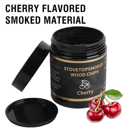 Kitchen Smoked Wood Shavings, Apples, Walnuts, Cherries, Oak Flavors, Molecular Cooking Wood Chips