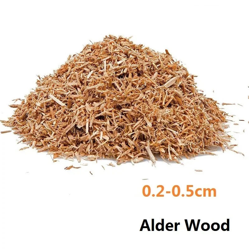 BBQ Smoking Wood Chips (125g–500g) – Apple & Oak Flavors for Grill and Smoker