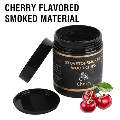 Kitchen Smoked Wood Shavings, Apples, Walnuts, Cherries, Oak Flavors, Molecular Cooking Wood Chips