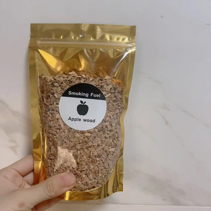 BBQ Smoking Wood Chips (125g–500g) – Apple & Oak Flavors for Grill and Smoker