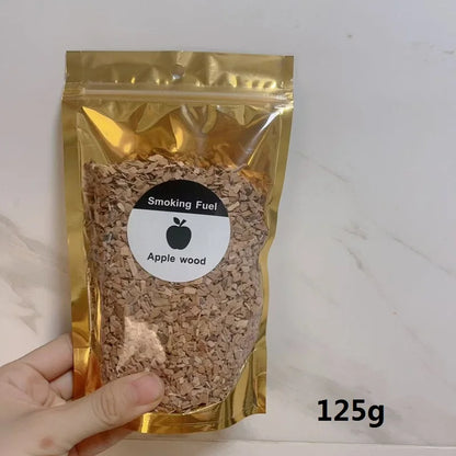 BBQ Smoking Wood Chips (125g–500g) – Apple & Oak Flavors for Grill and Smoker