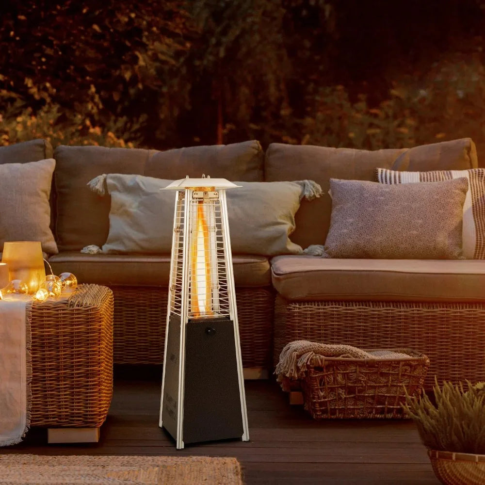 Portable Outdoor Tabletop Heater, 10,000 BTU with Tip-Over Protection for Patio Deck Porch