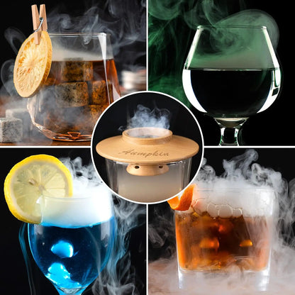 Cocktail Smoker Kit with Torch - 6 Flavors Wood Chips, Whiskey Infuser for Drinks & Food, Gift for Men & Dads