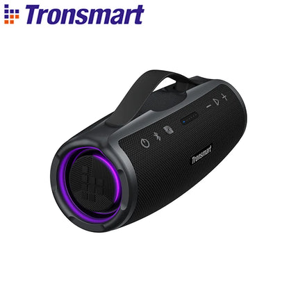 Tronsmart Mirtune S100 Bluetooth Speaker, 50W Powerful Sound, IPX7 Waterproof, Retractable Handle, Built-in Power Bank