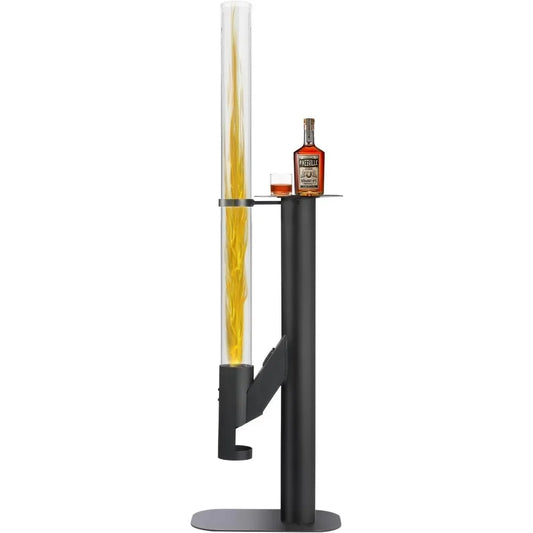 67" Outdoor Wood Pellet Patio Heater – Smokeless Fire Pit Stove.