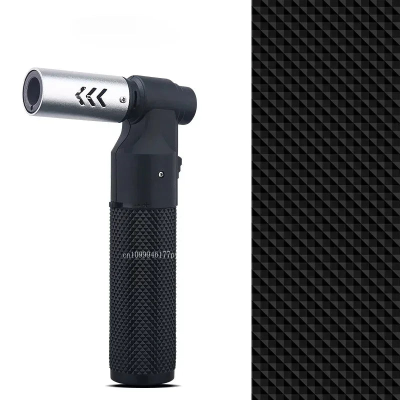 Jet Butane Cigar Lighter – Windproof Metal Torch for BBQ, Kitchen & Outdoor Use