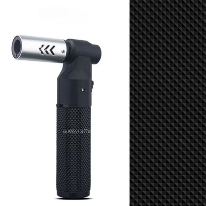 Jet Butane Cigar Lighter – Windproof Metal Torch for BBQ, Kitchen & Outdoor Use
