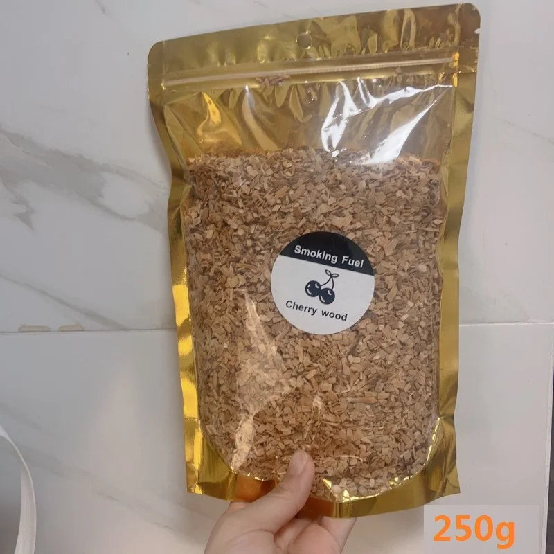 BBQ Smoking Wood Chips (125g–500g) – Apple & Oak Flavors for Grill and Smoker