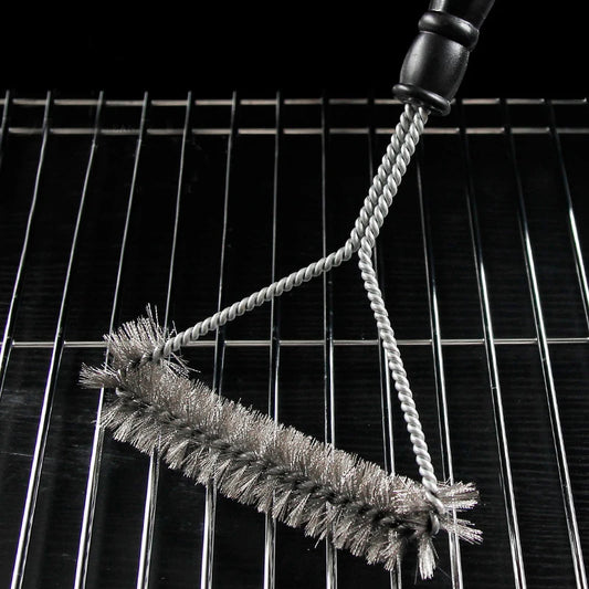 BBQ Grill Brush – Stainless Steel Bristle Cleaner for Non-Stick Grills & Accessories