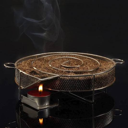 BBQ Cold Smoke Generator Set – Stainless Steel Smoke Rack for Wood Dust Outdoor Smoking