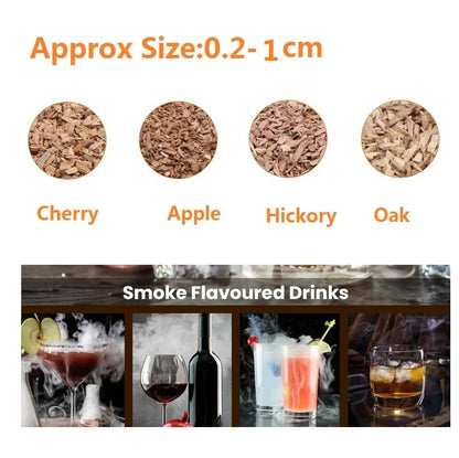 Apple BBQ Wood Chips – 250–450g Fruitwood Smoking Chips for Grilling & BBQ.