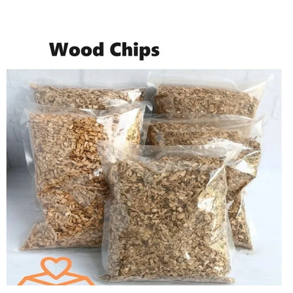 Smoked Sawdust Wood Chips for Smoking- 125g/bag -Apple Cherry Oak Hickory-Outdoor Smoker Fumigation Box- Bacon Wood BBQ Accessories