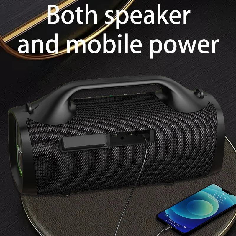 Zealot S79 100W Wireless Speaker, Portable Outdoor Subwoofer, HiFi Sound, Dual Pairing, Fast Charging, 24000mAh Battery